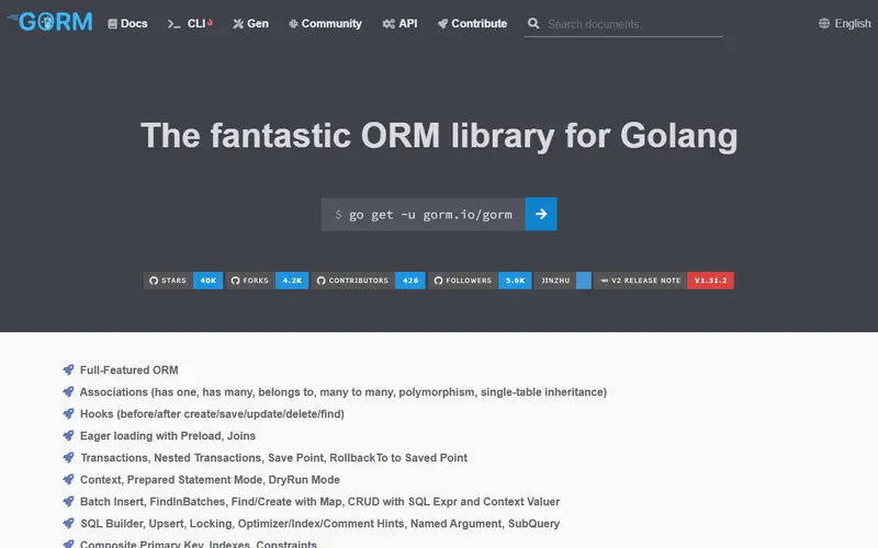 GORM homepage