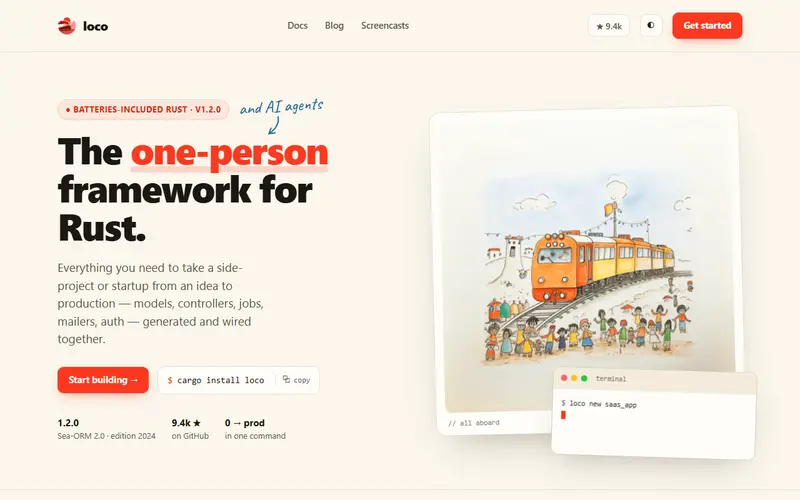 Loco homepage