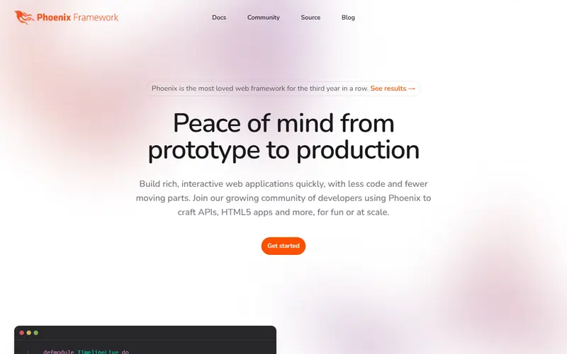 Phoenix homepage